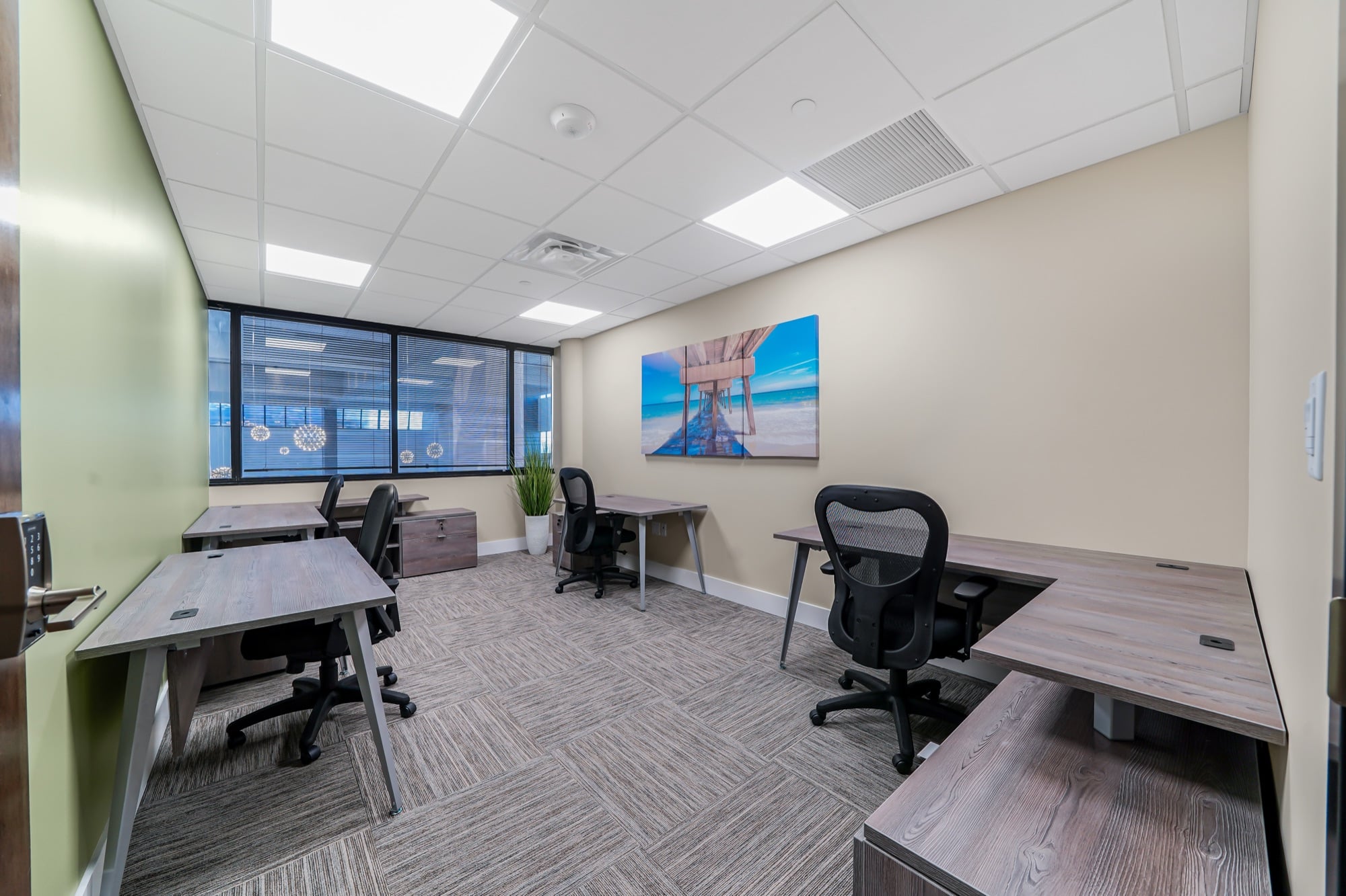Furnished private office suite at W Executive Suites West Palm Beach